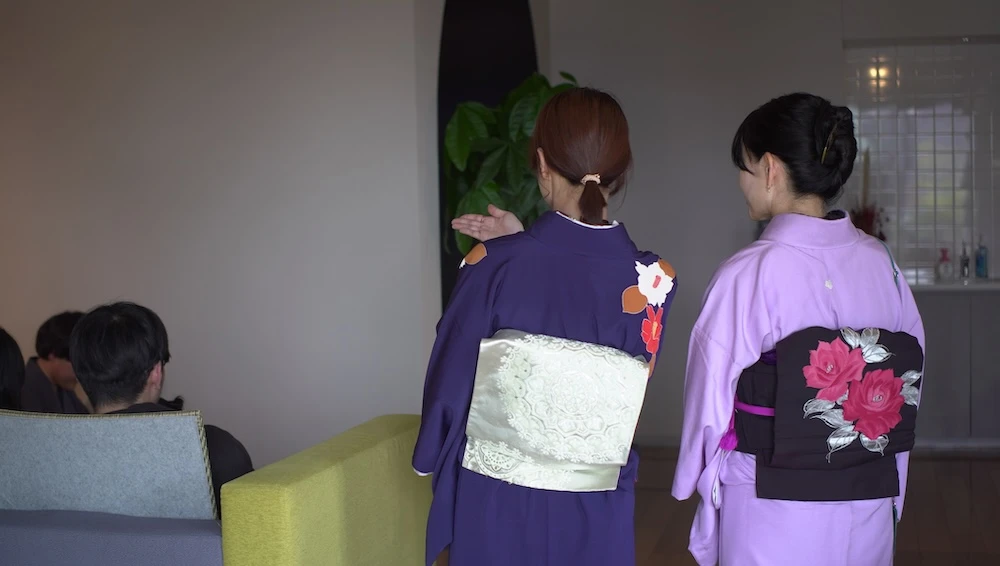 着物姿の参加者