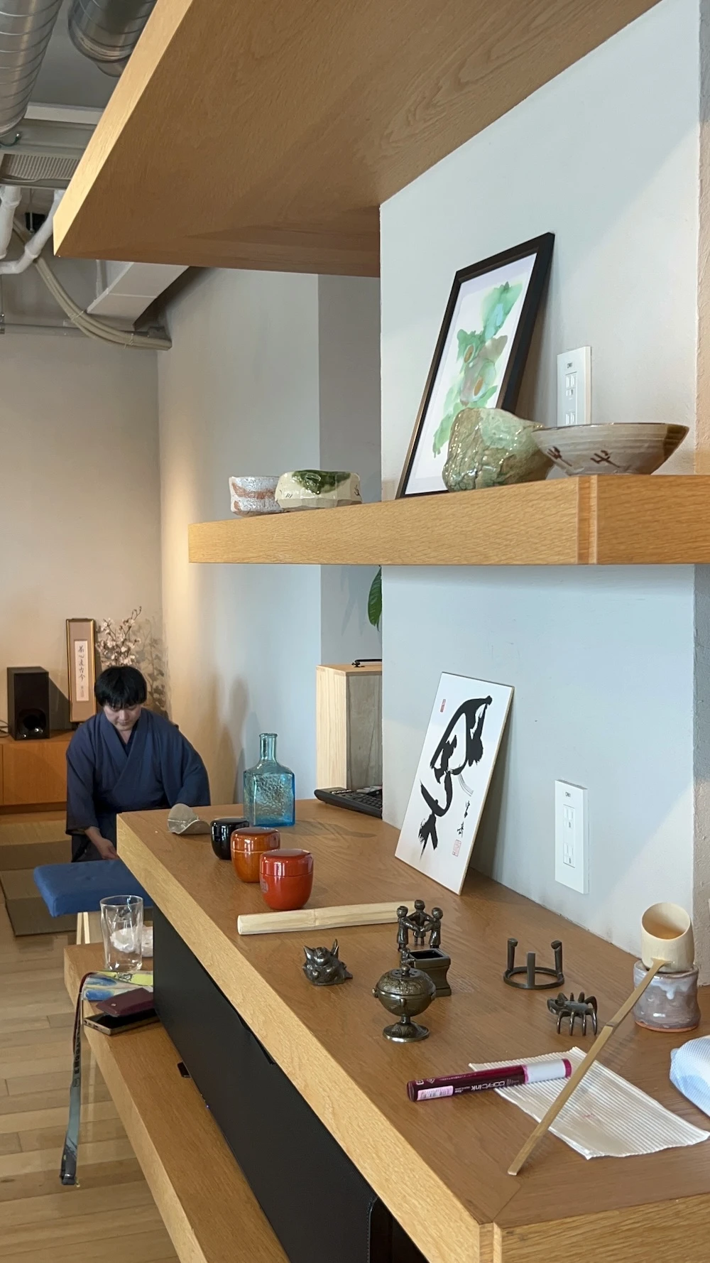 茶道の空間全体
