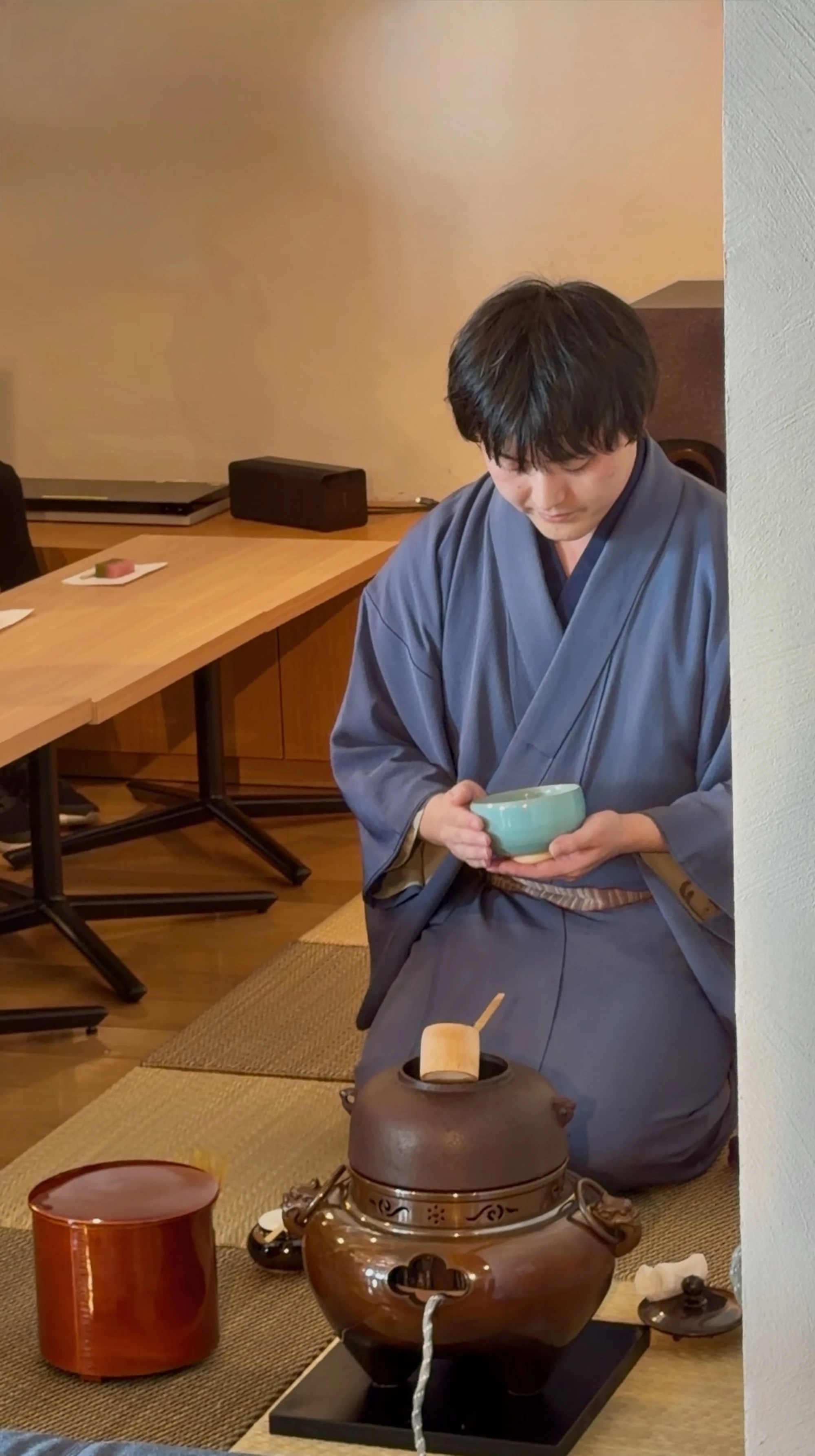 茶道の様子