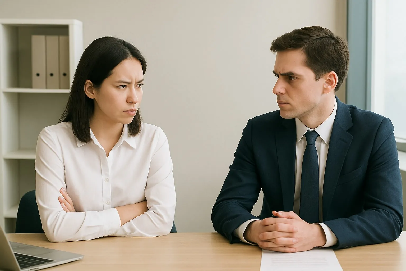 メンバー同士の相互理解が浅い様子を表現した図