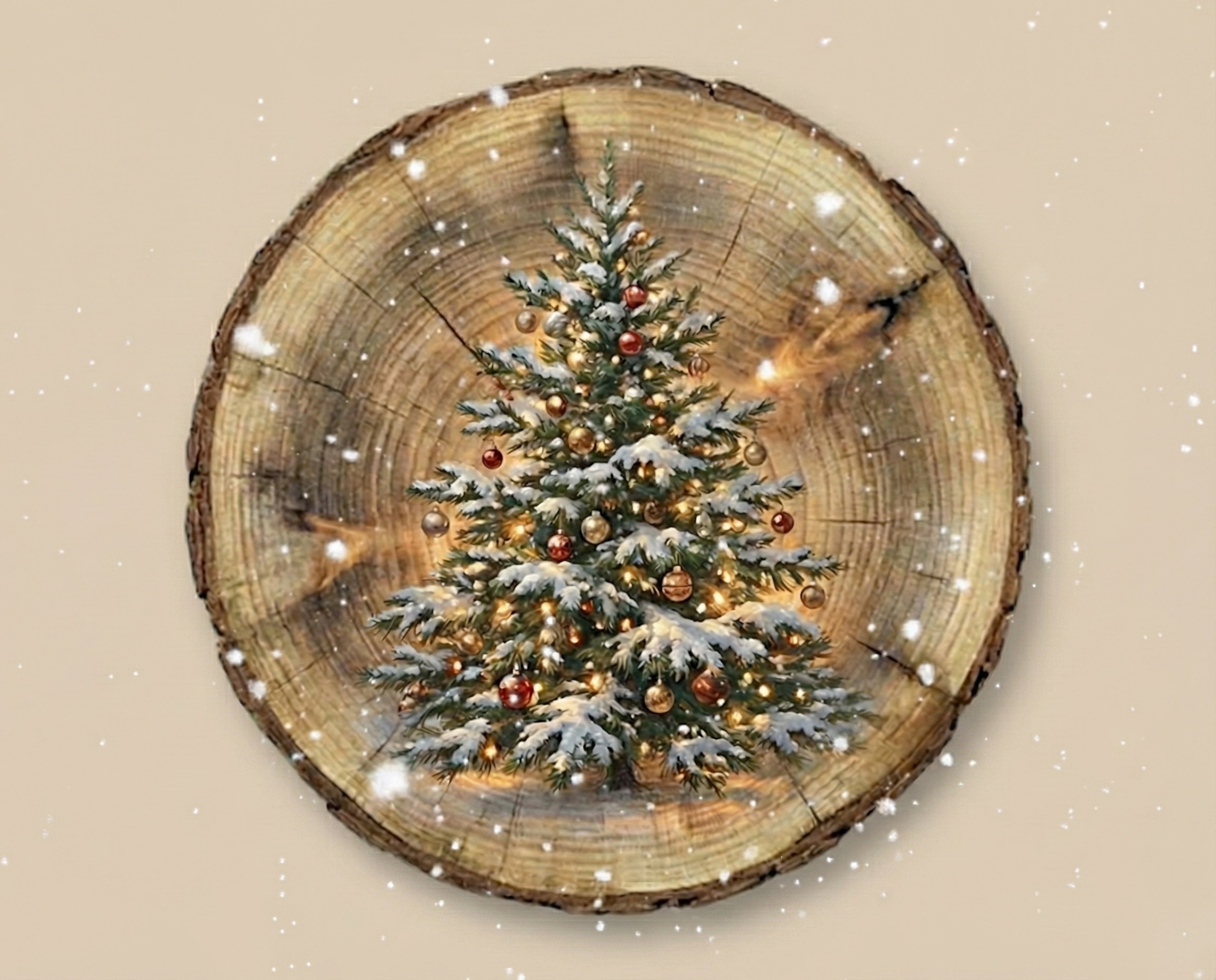 蜜蝋画/クリスマスリース