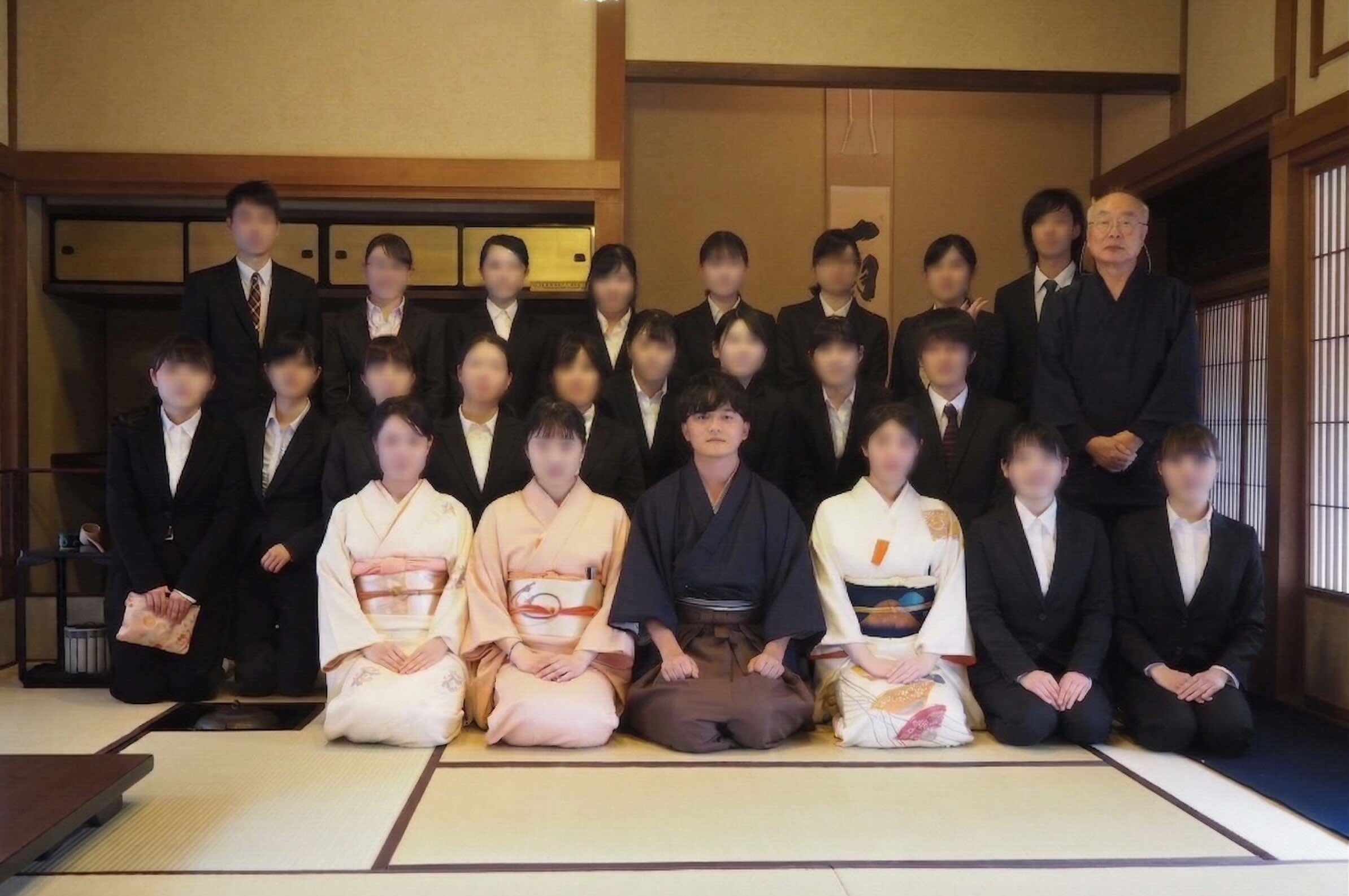 茶道の集合写真