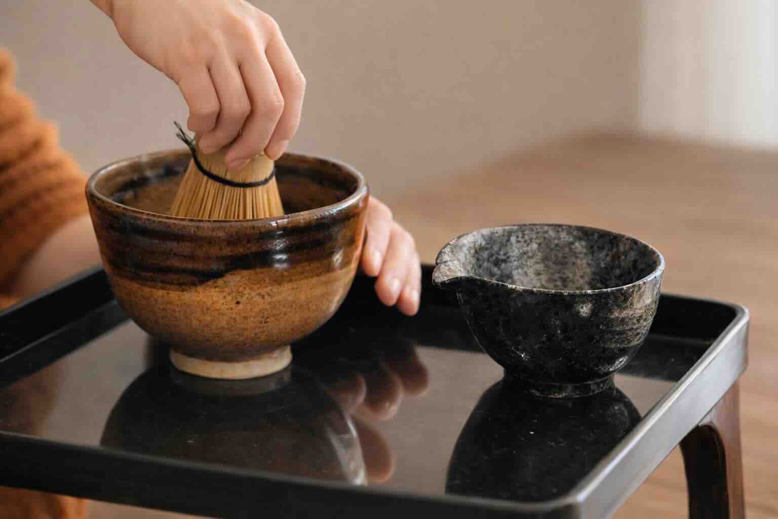 茶道体験の様子