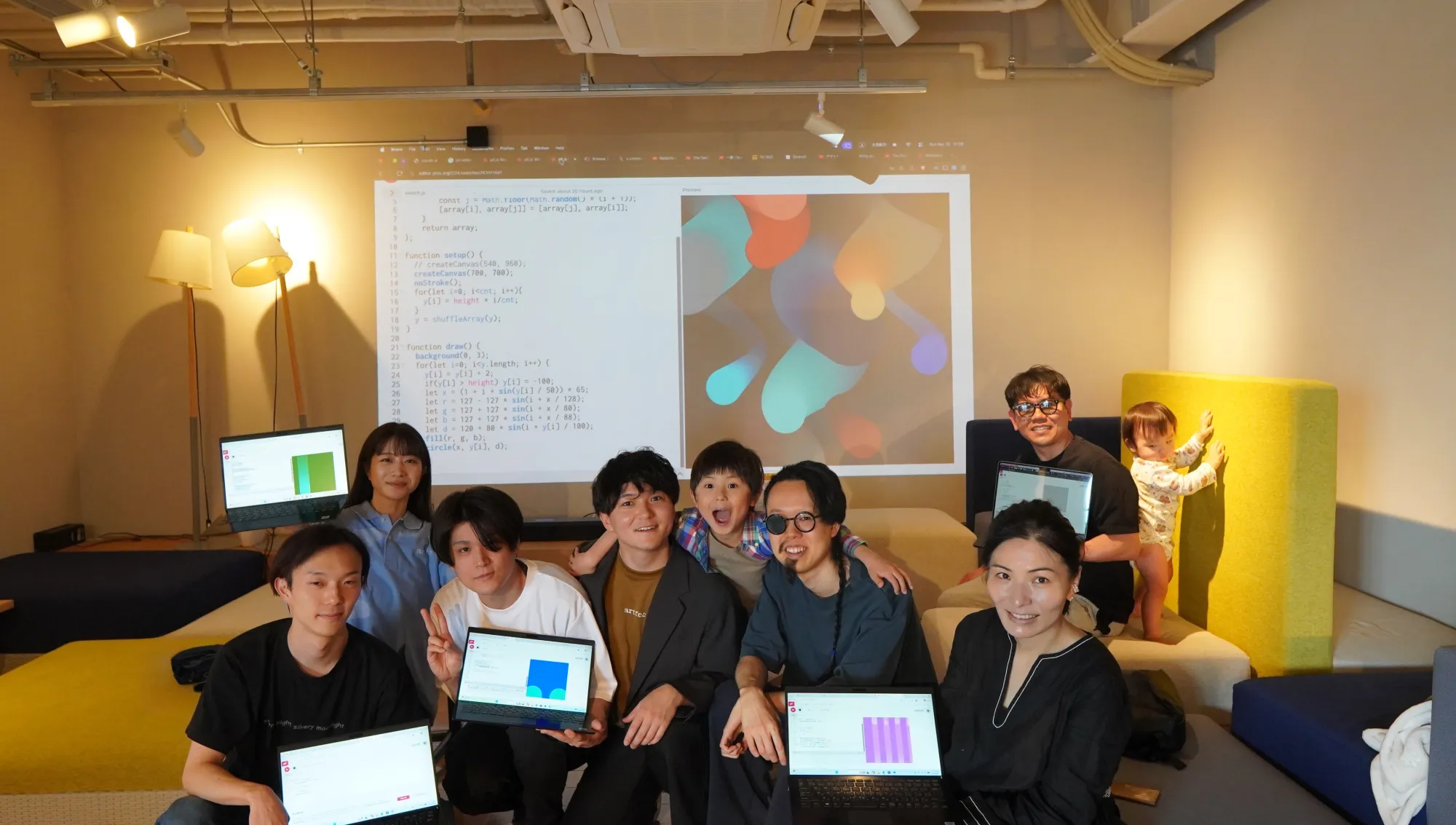 ワークショップ参加者全員での集合写真